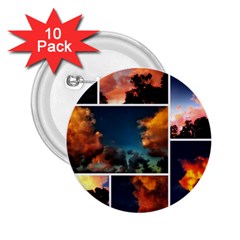 Sunset Collage Ii 2 25  Buttons (10 Pack)  by okhismakingart