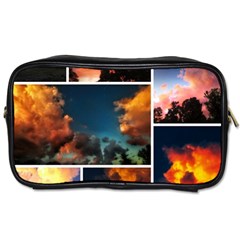 Sunset Collage Ii Toiletries Bag (two Sides) by okhismakingart