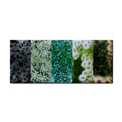 Queen Annes Lace Vertical Slice Collage Hand Towel by okhismakingart