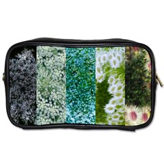 Queen Annes Lace Vertical Slice Collage Toiletries Bag (one Side) by okhismakingart