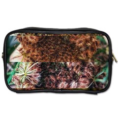 Queen Annes Lace Horizontal Slice Collage Toiletries Bag (one Side) by okhismakingart
