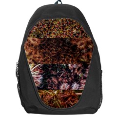 Queen Annes Lace Horizontal Slice Collage Backpack Bag by okhismakingart