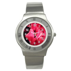 Pink Stainless Steel Watch