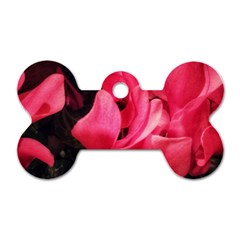 Pink Dog Tag Bone (two Sides)