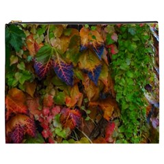 Fall Ivy Cosmetic Bag (xxxl) by okhismakingart