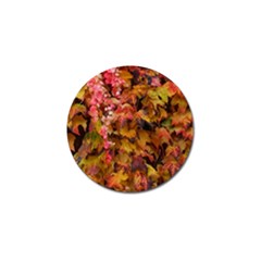 Red And Yellow Ivy Golf Ball Marker (4 Pack) by okhismakingart