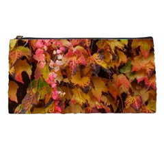 Red And Yellow Ivy Pencil Cases by okhismakingart