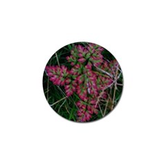 Pink-fringed Leaves Golf Ball Marker (10 Pack) by okhismakingart