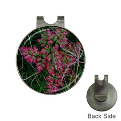 Pink-fringed Leaves Hat Clips With Golf Markers by okhismakingart