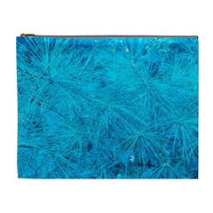 Turquoise Pine Cosmetic Bag (xl) by okhismakingart