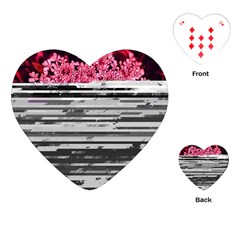 Static Wall Queen Anne s Lace Playing Cards (Heart)