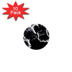 Tree Fungus High Contrast 1  Mini Buttons (10 Pack)  by okhismakingart