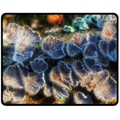 Tree Fungus Branch Fleece Blanket (Medium) 