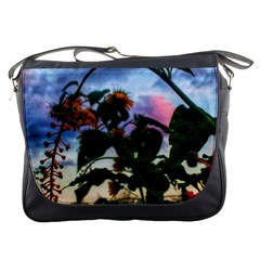 Sunflowers And Wild Weeds Messenger Bag