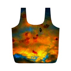 Tie-dye Sky Full Print Recycle Bag (m) by okhismakingart