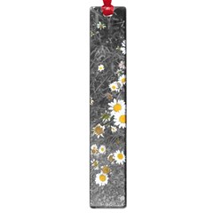 Black And White With Daisies Large Book Marks by okhismakingart