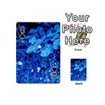 Blue Daisies Playing Cards 54 (Mini) Front - SpadeQ