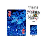 Blue Daisies Playing Cards 54 (Mini) Front - Heart10