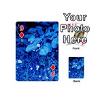 Blue Daisies Playing Cards 54 (Mini) Front - Diamond9