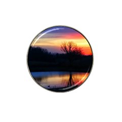 Pastel Sunrise Hat Clip Ball Marker by okhismakingart