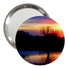 Pastel Sunrise 3  Handbag Mirrors by okhismakingart