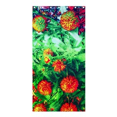 Intense Flowers Shower Curtain 36  X 72  (stall)  by okhismakingart