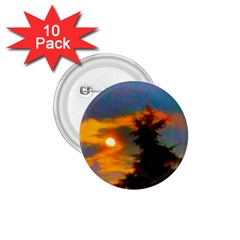 Sunrise And Fir Tree 1 75  Buttons (10 Pack) by okhismakingart