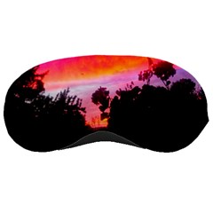 Sunset And Geraniums Sleeping Masks by okhismakingart