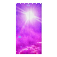 Purple Sun Shower Curtain 36  X 72  (stall)  by okhismakingart