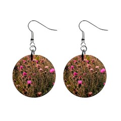 Thistle Field Mini Button Earrings by okhismakingart