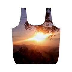 Mountain Sunset Full Print Recycle Bag (m) by okhismakingart