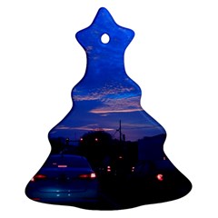 Blue Highway Christmas Tree Ornament (two Sides)