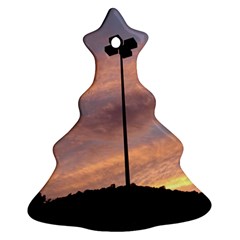 Parking Lot Sunset Christmas Tree Ornament (two Sides)