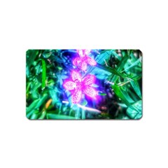 Glowing Flowers Magnet (name Card) by okhismakingart