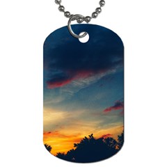 Muted Sunset Dog Tag (two Sides)