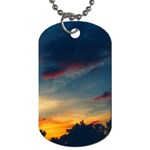 Muted Sunset Dog Tag (Two Sides) Back