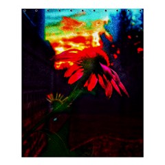 Neon Cone Flower Shower Curtain 60  X 72  (medium)  by okhismakingart