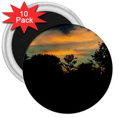 Pale Orange Sunset 3  Magnets (10 Pack)  by okhismakingart