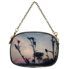 Hazy Thistles Chain Purse (two Sides) by okhismakingart