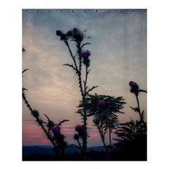 Hazy Thistles Shower Curtain 60  X 72  (medium)  by okhismakingart