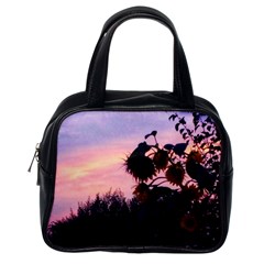 Sunflower Sunset Ii Classic Handbag (one Side) by okhismakingart