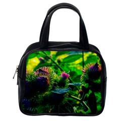 Bur Flowers Classic Handbag (One Side)