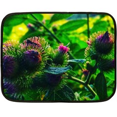 Bur Flowers Fleece Blanket (mini)