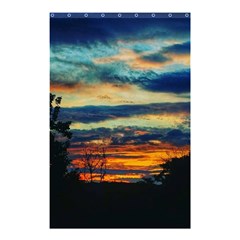 Blue Sunset Shower Curtain 48  X 72  (small)  by okhismakingart