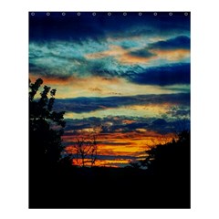 Blue Sunset Shower Curtain 60  X 72  (medium)  by okhismakingart