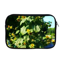 Big Sunflowers Apple Macbook Pro 17  Zipper Case by okhismakingart