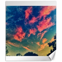 Brushstroke Skies Canvas 20  X 24  by okhismakingart