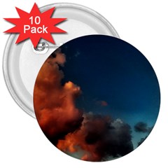 Favorite Clouds 3  Buttons (10 Pack)  by okhismakingart