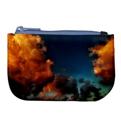 Favorite Clouds Large Coin Purse by okhismakingart