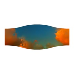 Orange And Blue Sky Stretchable Headband by okhismakingart